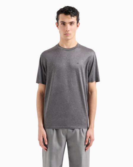 Armani Camiseta De Punto De Mezcla De Lyocell Travel Essential