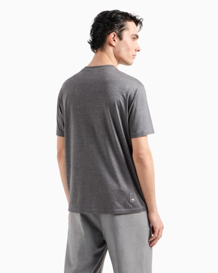 Armani Camiseta De Punto De Mezcla De Lyocell Travel Essential
