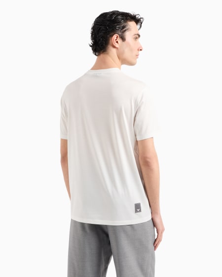 Armani Camiseta De Punto De Mezcla De Lyocell Travel Essential