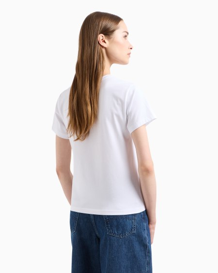 Armani Camiseta De Punto Elástico Con Estampado We Love Dogs #27