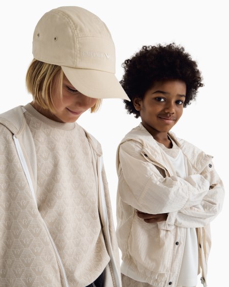 Armani Camiseta De Punto Jacquard Con Motivo Integral De águila