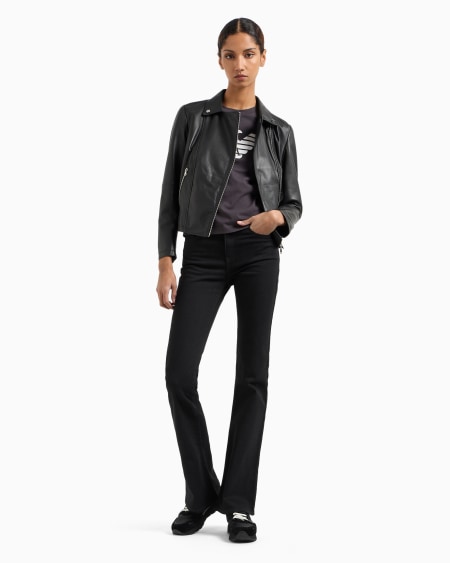 Armani Camiseta De Punto Orgánico Con Estampado De Logotipo ASV