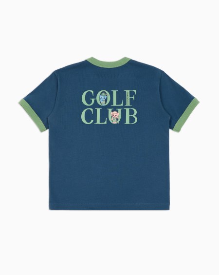 Armani Camiseta De Punto Orgánico Con Maxiestampado En La Espalda Manga Bear Crew ASV