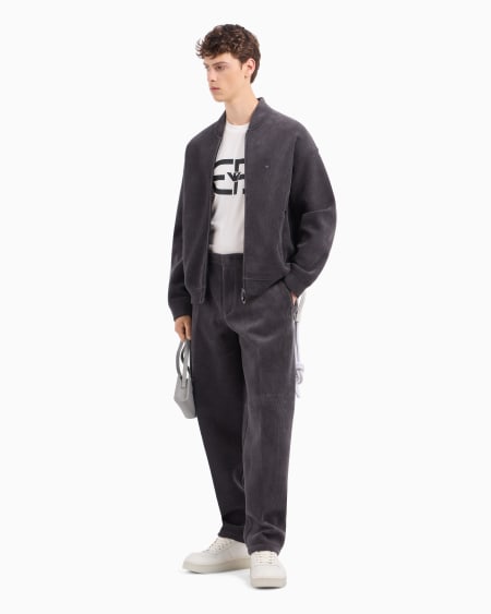 Armani Camiseta En Punto De Mezcla De Lyocell Con Maxilogotipo EA