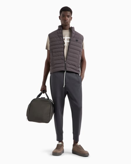 Armani Camiseta En Punto De Mezcla De Lyocell Con Maxilogotipo EA