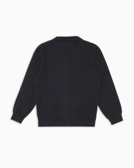 Armani Cárdigan Con Escote De Pico En Mezcla De Lana