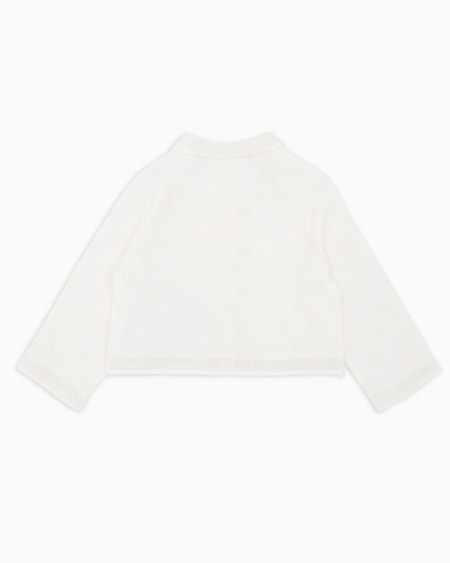 Armani Cárdigan De Punto Jacquard Con Motivo Integral De águila