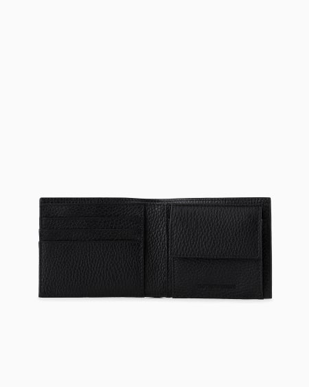 Armani Cartera Con Bolsillo Monedero De Piel Abatanada