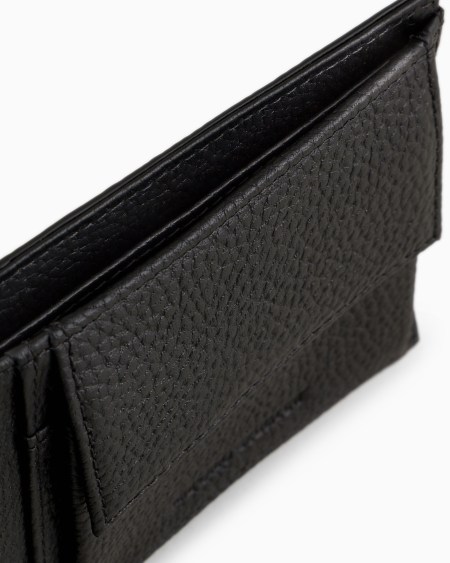 Armani Cartera Con Bolsillo Monedero De Piel Con Motivo Integral De águila En Relieve