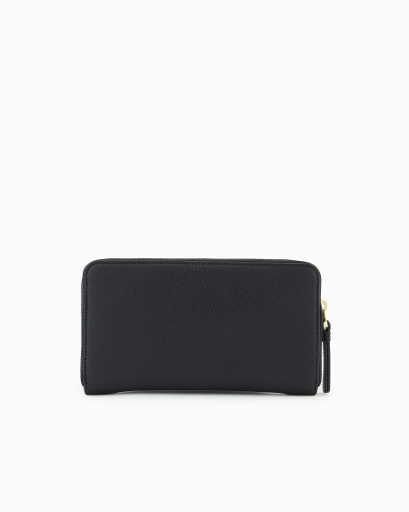 Armani Cartera MyEA Con Cremallera Perimetral Y Estampado De Ciervo