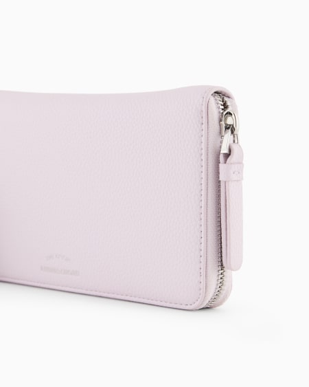 Armani Cartera MyEA Con Cremallera Perimetral Y Estampado De Ciervo