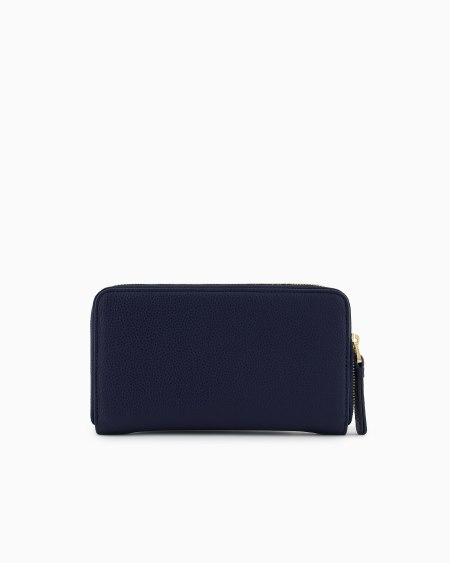 Armani Cartera MyEA Con Cremallera Perimetral Y Estampado De Ciervo