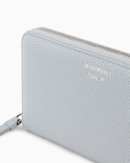 Armani Cartera MyEA Con Cremallera Perimetral Y Estampado De Ciervo