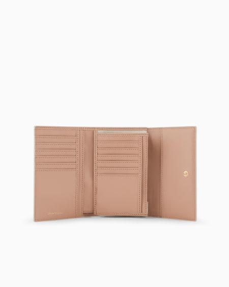 Armani Cartera Plegable MyEA Con Estampado De Ciervo