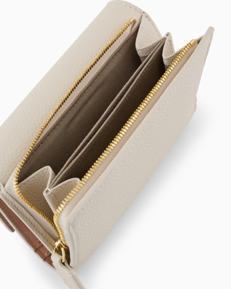 Armani Cartera Plegable MyEA Con Estampado De Ciervo