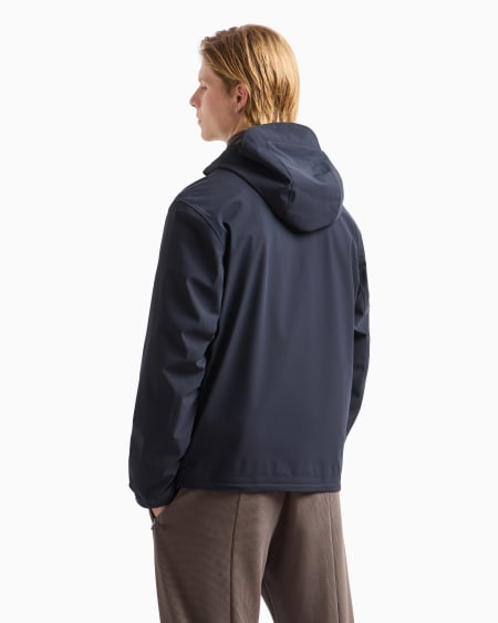 Armani Cazadora Con Capucha De Nailon Resistente Al Agua Travel Essential