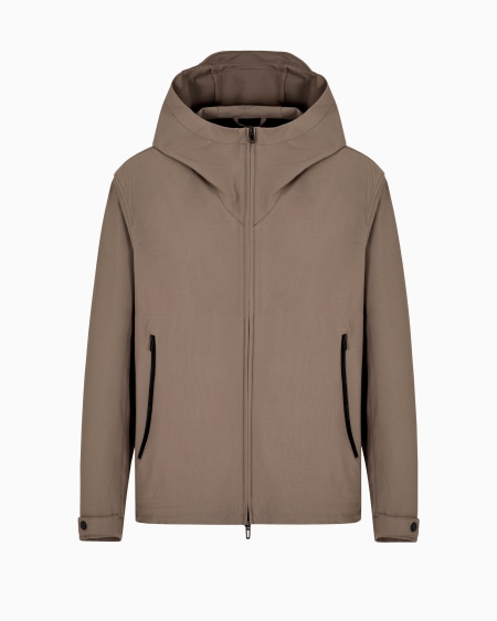 Armani Cazadora con capucha de nailon resistente al agua Travel Essential