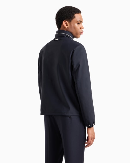 Armani Cazadora Con Cremallera Completa De Nailon Y Capucha Extraíble