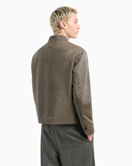 Armani Cazadora De Napa De Cordero Semivegetal Calada