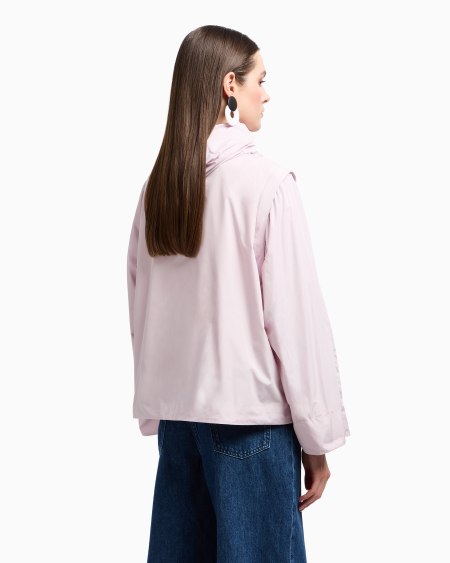 Armani Cazadora De Tejido Técnico Resistente Al Agua Con Mangas Desmontables