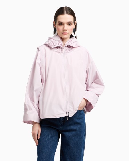 Armani Cazadora De Tejido Técnico Resistente Al Agua Con Mangas Desmontables