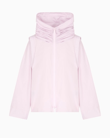 Armani Cazadora de tejido técnico resistente al agua con mangas desmontables