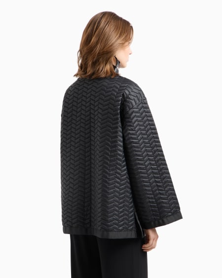 Armani Cazadora Reversible De Nailon Ligero Acolchado Resistente Al Agua