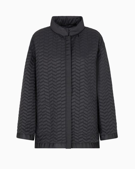 Armani Cazadora Reversible De Nailon Ligero Acolchado Resistente Al Agua