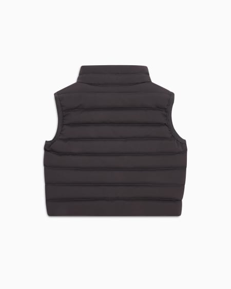 Armani Chaleco De Plumas De Nailon Acolchado Con Plumas Recicladas