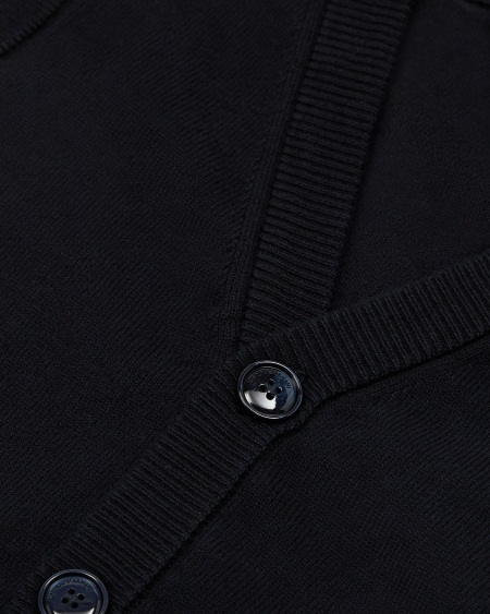 Armani Chaleco De Punto Con Cuello De Pico Y Botones