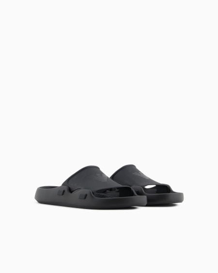 Armani Chanclas De PVC Con Cinta Con Logotipo De águila