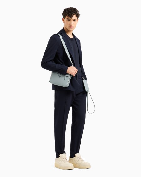 Armani Chaqueta De Abotonadura Sencilla De Sirsaca Técnica