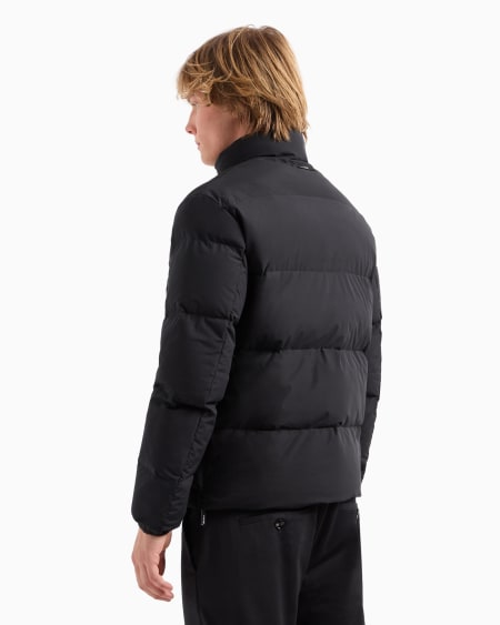 Armani Chaqueta De Plumas Con Cremallera Completa De Nailon Acolchado