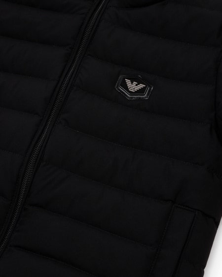 Armani Chaqueta De Plumas En Nailon Acolchado Con Pluma Reciclada ASV