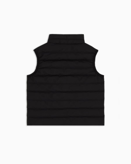 Armani Chaqueta De Plumas Sin Mangas En Nailon Acolchado Con Pluma Reciclada ASV