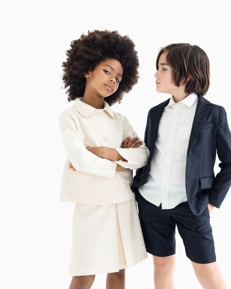 Armani Chaqueta De Tejido Jacquard Con Motivo Integral De Microáguila