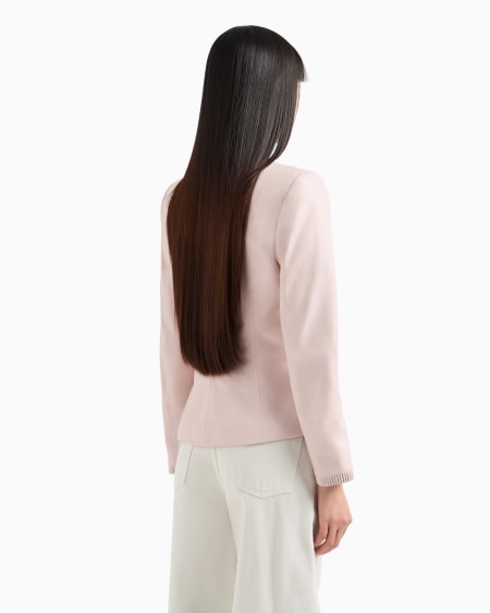 Armani Chaqueta Slim Fit De Napa De Cordero De Guantería