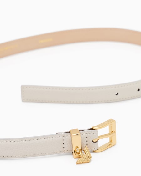 Armani Cinturón Con Estampado De Ciervo Y Logotipo Con Colgante De águila