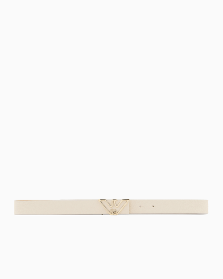 Armani Cinturón Con Estampado De Ciervo Y Placa De águila