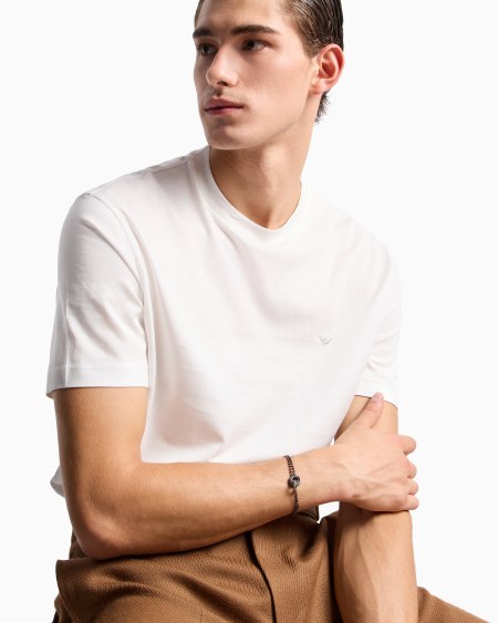 Armani Collar Con Colgante De Acero Inoxidable Con Acabado Negro