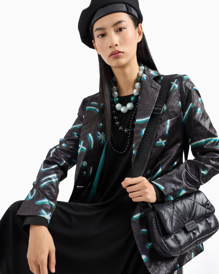 Armani Collar De Doble Vuelta Con Esferas Facetadas