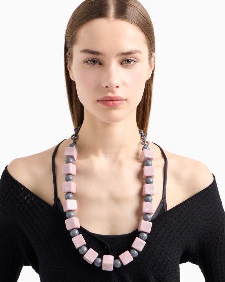 Armani Collar Tipo Gargantilla Con Elementos Geométricos