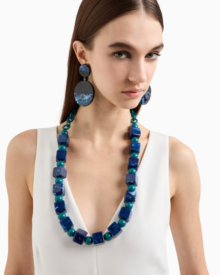 Armani Collar Tipo Gargantilla Con Elementos Geométricos