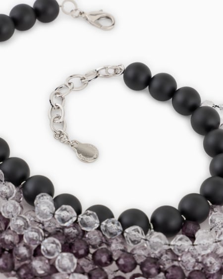 Armani Collar Tipo Gargantilla Multihilo Con Esferas