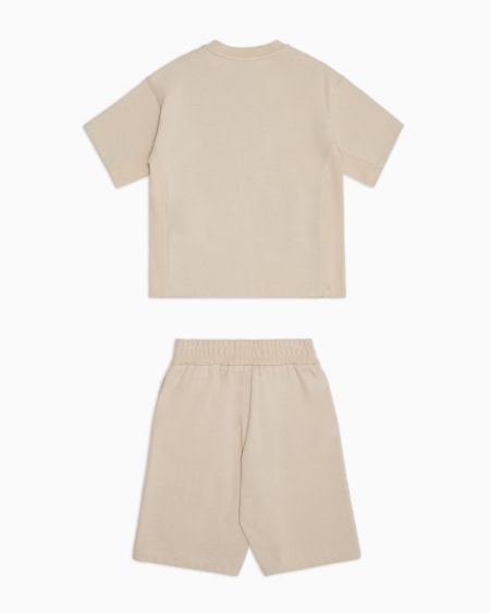 Armani Conjunto De Camiseta Y Bermudas Con Maxilogotipo De águila