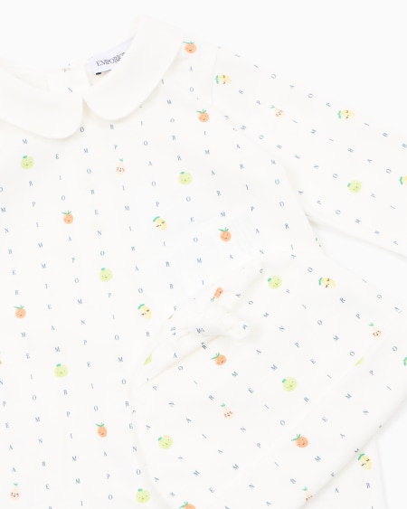 Armani Conjunto De Mono Y Gorro De Punto Con Estampado Color Juice