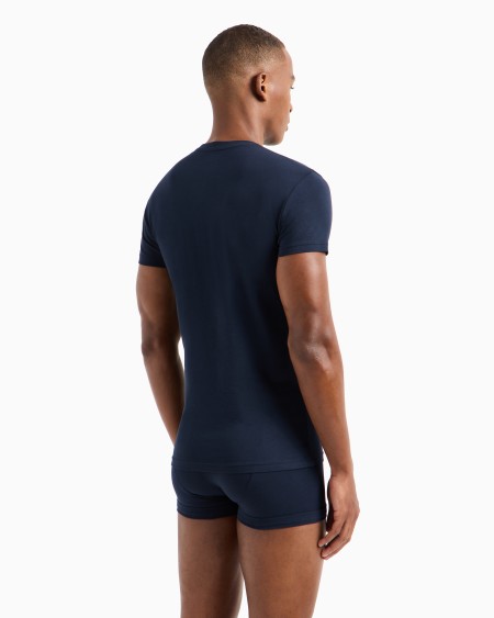 Armani Conjunto De Ropa Interior Compuesto Por Camiseta Y Calzoncillo Bóxer Con Megalogotipo ASV