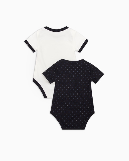 Armani Conjunto Para Regalo Con Dos Bodis Con Motivo Integral De águila Con Efecto óptico