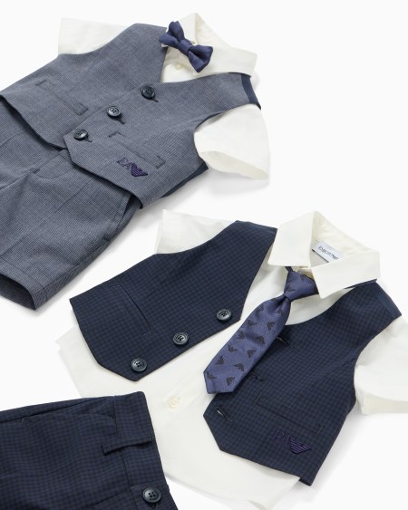 Armani Corbata De Seda Pura Con Motivo Integral De águila En Tejido Jacquard