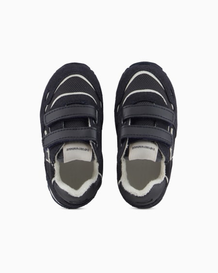 Armani Deportivas De Malla Con Detalles De Ante Y Parche De águila